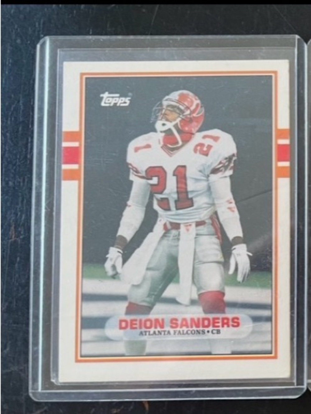 Deion Sanders Rookie Football Card - Picture 3 of 3